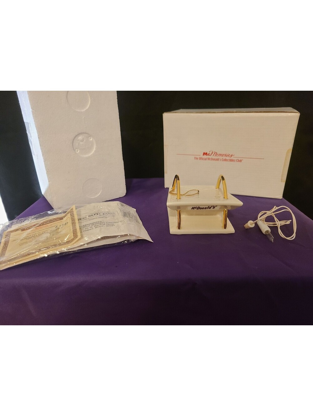 McMemories 1997 Annual Ornament McDonald's Golden Moments Collectible